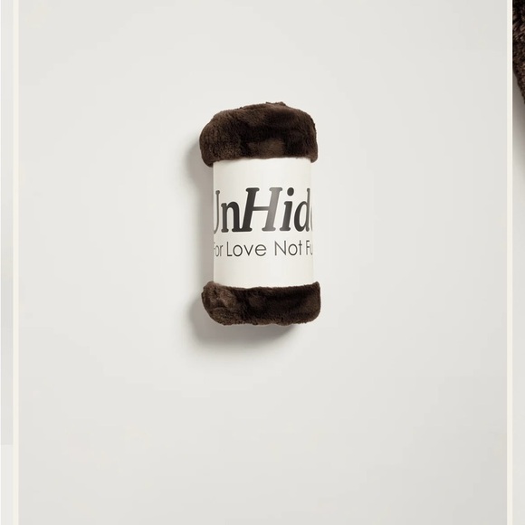 NWT / Unhide / Lil’ Marsh Blanket / Chocolate Hare ❤️ / Small - Picture 6 of 7